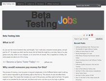 Tablet Screenshot of betatestingjobs.org